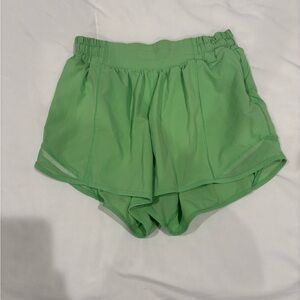 Lululemon Green Women's Athletic Shorts 4”